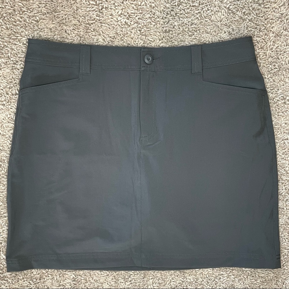 Eddie Bauer Gray Golf Skort Adventurer Athletic Outdoor Size 10